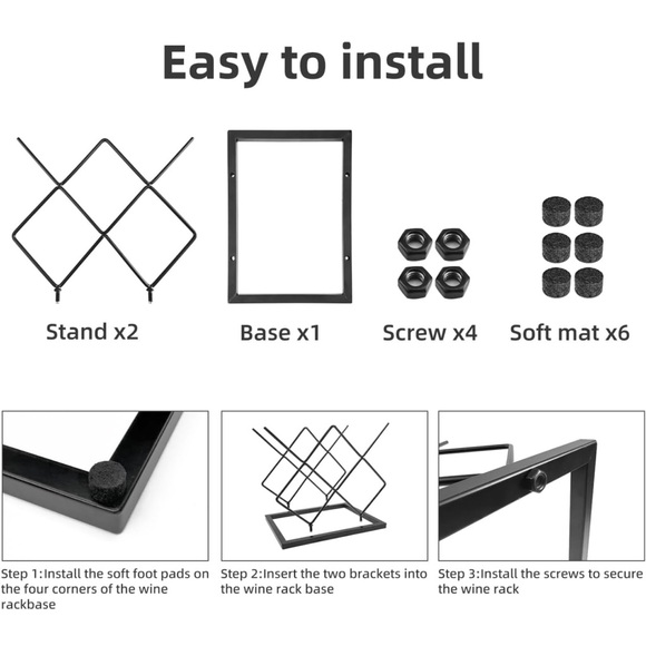 Small wine racks 5 bottles - Picture 4 of 6